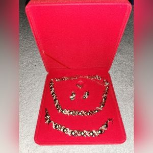 Necklace Set with Red Gift (Storage) Box